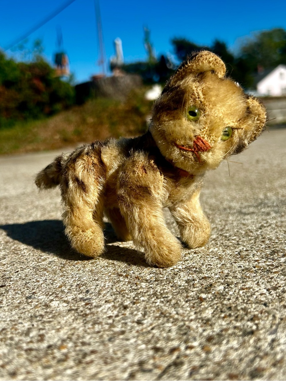 Steiff 60’s Antique Mohair Tapsy Cat